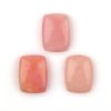 Natural Pink Opal – Plain Antique Cushion Flat Back – 14X10MM